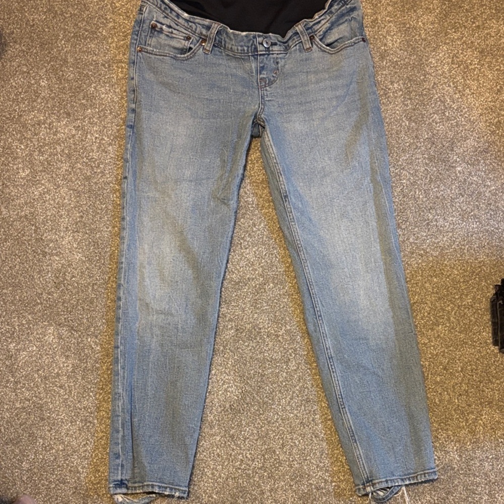 Abercrombie & Fitch Maternity Ankle Straight Jeans size 27